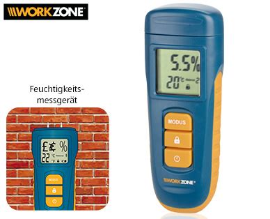 Workzone Feuchtigkeitsmesser Anleitungen 